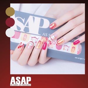 Nail stickers for Lunar Chinese New Year!